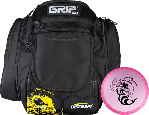 GRIPeq - AX6 Buzzz Disc Golf Bag m/ BuzzzSaw